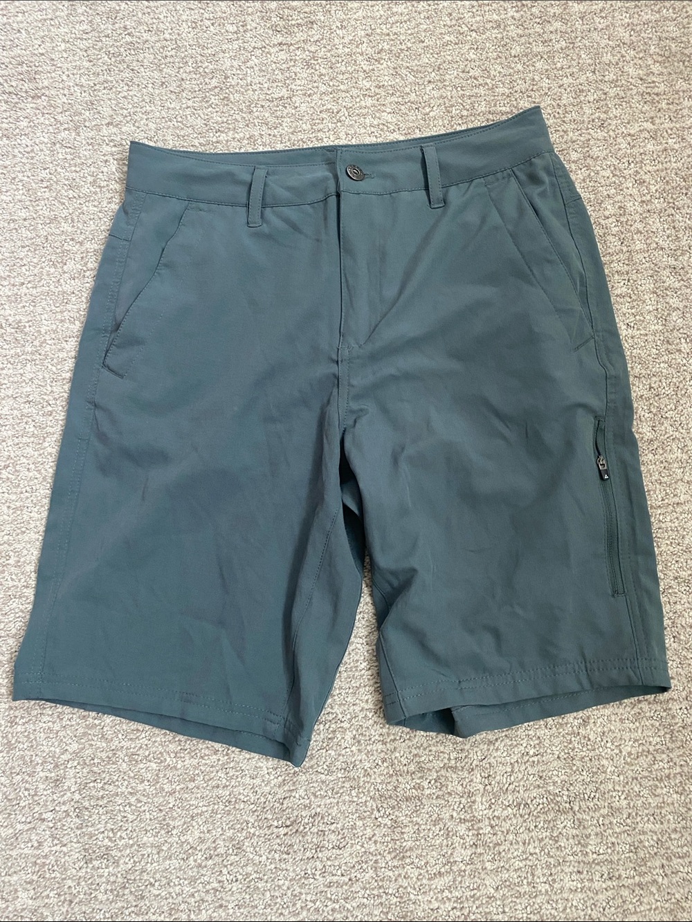 Gerry Weber Men's Hybrid Shorts in Dark Teal Size Waist 30 93% Polyester